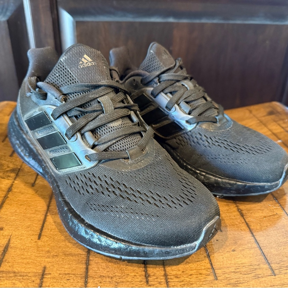 Adidas Pureboost 22 Black Athletic Sneakers